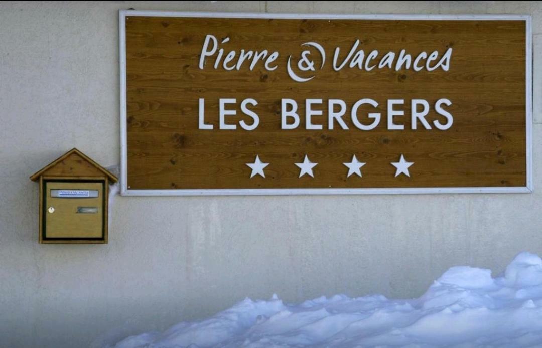 Appart 4/5 Pers Residence 4* Des Bergers Pieds Des Pistes ألب دويز المظهر الخارجي الصورة